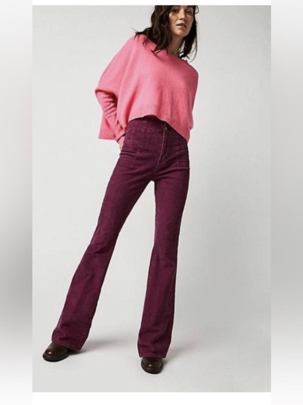 We The Free Jayde Cord High Rise Flare 26